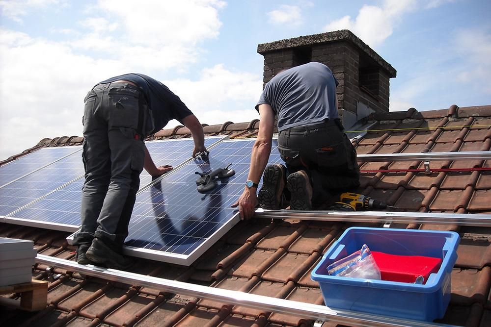 solar panel installation